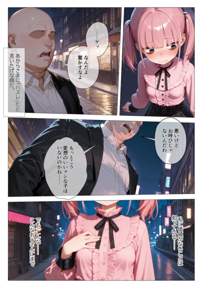 地雷系ブス、おじさんを買う。 モザイク版 kz あいラビ サンプル画像