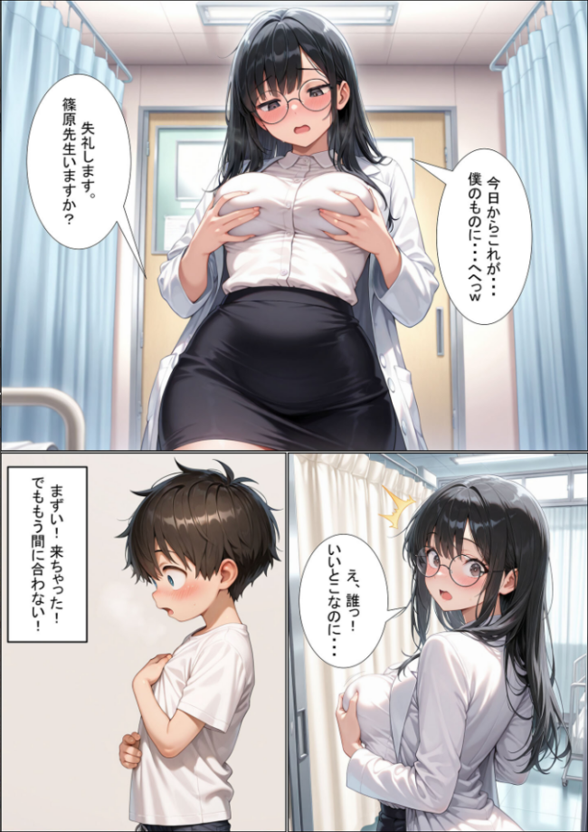 今日からボクが保健室の●●(ハート) 〜純粋な恋心が歪んだ気持ちに変わる…〜 モザイク版 性転の空 あいラビ サンプル画像