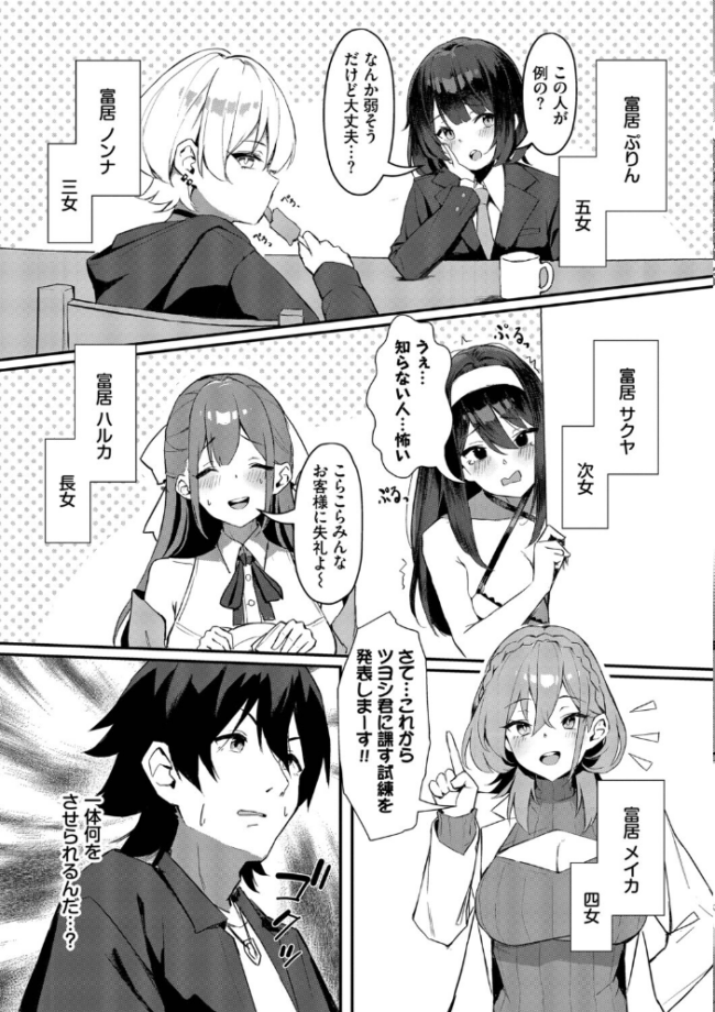 ビッチ五姉妹攻略ゲーム【デジタル特装版】【FANZA限定版】 ホイホイこーろ コミックバベル編集部 サンプル画像