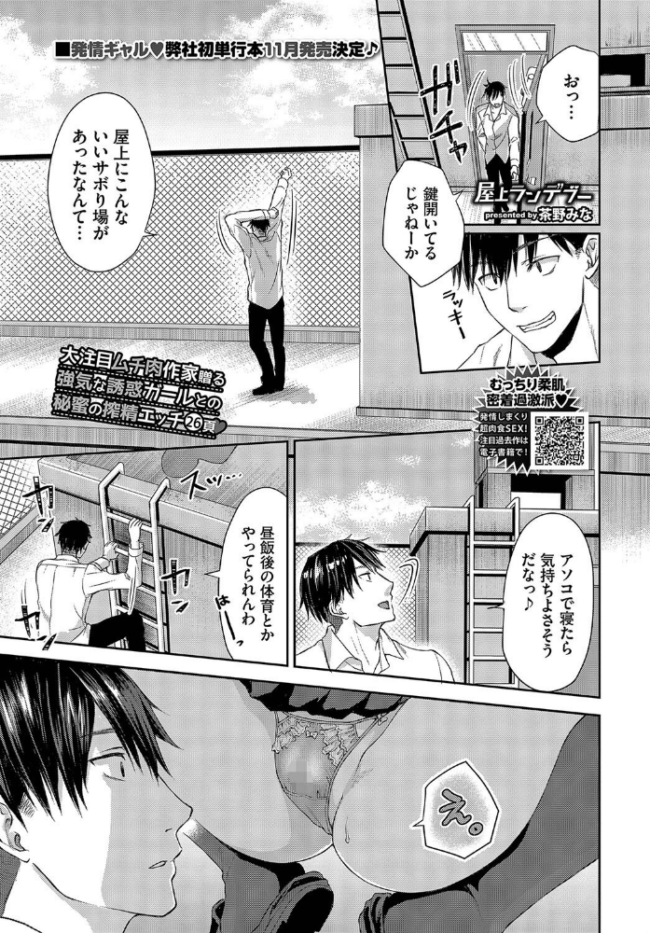 屋上ランデブー 茶野みな コミックバベル編集部 サンプル画像