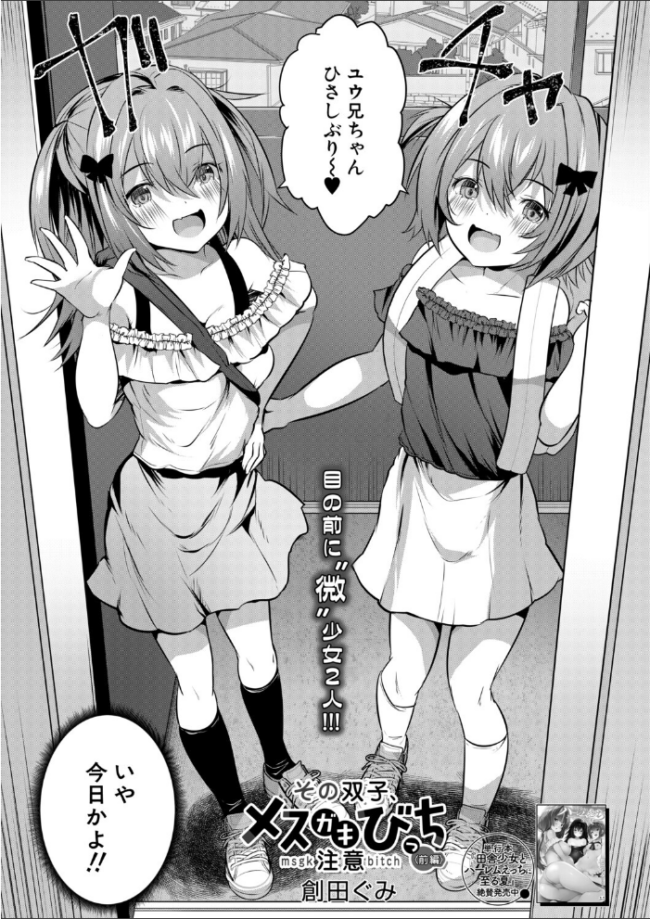 その双子、メスガキびっち注意〈前編〉(創田ぐみ) エロ漫画 サンプル画像