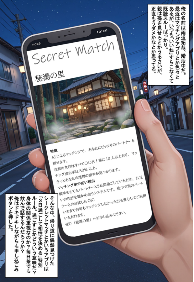 秘湯deマッチング 非モテの俺に訪れた征服人生 モザイク版 AIRCOLOR あいラビ サンプル画像