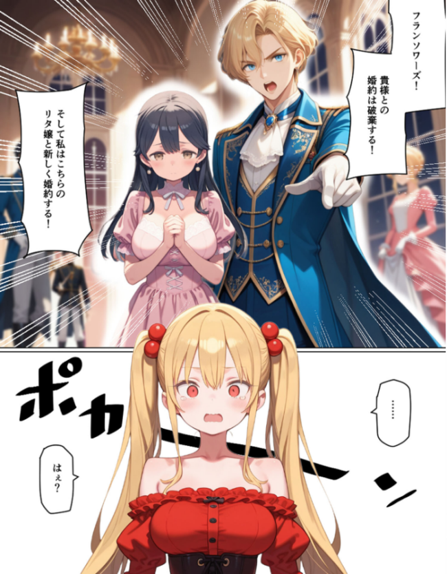婚約破棄された悪役令嬢が豚貴族に嫁がされて来たので堕とす。あとヒロインも愛人にする。 モザイク版 ポンチエ あいラビ サンプル画像