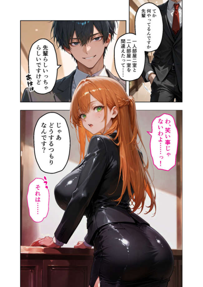 お二人様一室、メス堕ちにつき 【case.1】 〜後輩くんに淫らに堕とされる7日間の全記録〜 モザイク版 帝鴦ガイ サンプル画像