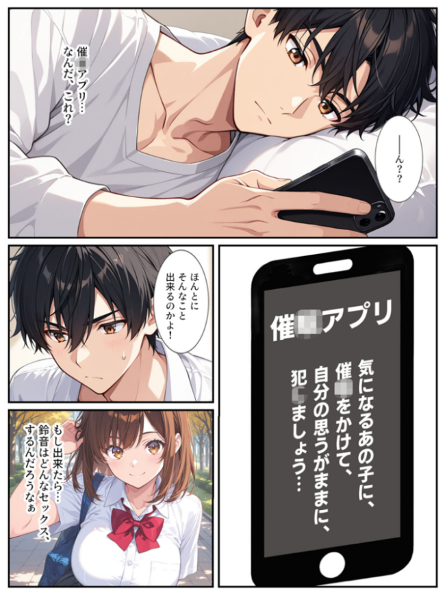 幼馴染が爆乳になったので●●アプリでヤっちゃいました! モザイク版 StudioSR あいラビ サンプル画像