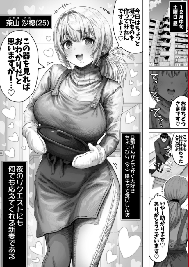 夫婦ノ夜【棒消し修正版】 メリクリ編 〜お茶目な奥さんと過ごす聖シコノ夜〜 ぎばちゃん サンプル画像