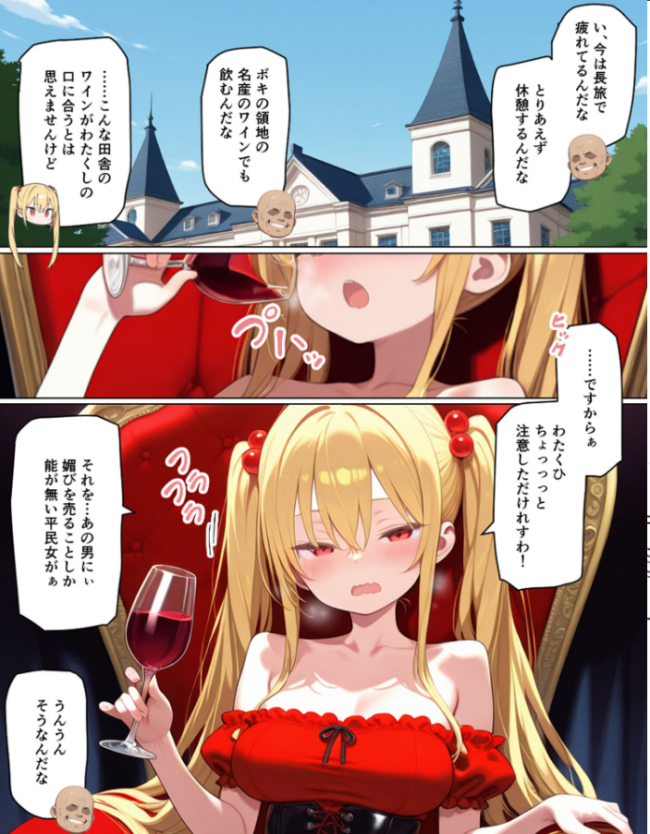 婚約破棄された悪役令嬢が豚貴族に嫁がされて来たので堕とす。あとヒロインも愛人にする。 モザイク版 ポンチエ あいラビ サンプル画像