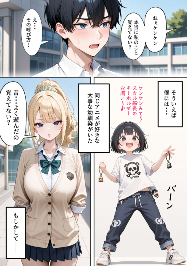 一途な幼馴染ギャルの誘惑セックス モザイク版 ぱにぱに あいラビ サンプル画像