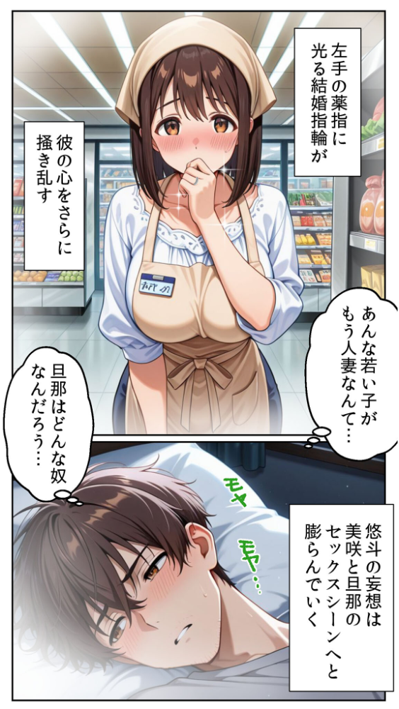●●を盛られた清楚な人妻パート(20)を寝取ったら禁断の関係が始まった話 モザイク版 とろとろコミック あいラビ サンプル画像
