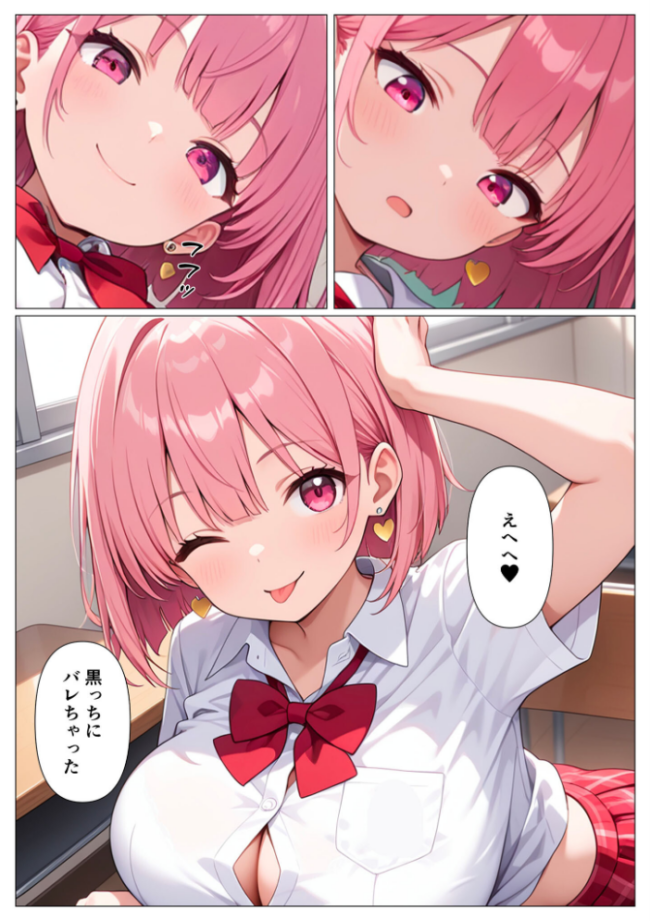 指導部屋は問題児エロかわギャルとのイチャラブ部屋になりました モザイク版 かのん絵師 あいラビ サンプル画像