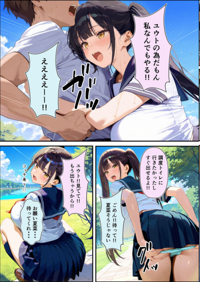 性欲大爆発彼女を鎮火しようとして逆に絶頂潮吹きを覚えさせちゃった話 モザイク版 潮吹きんぐ あいラビ サンプル画像