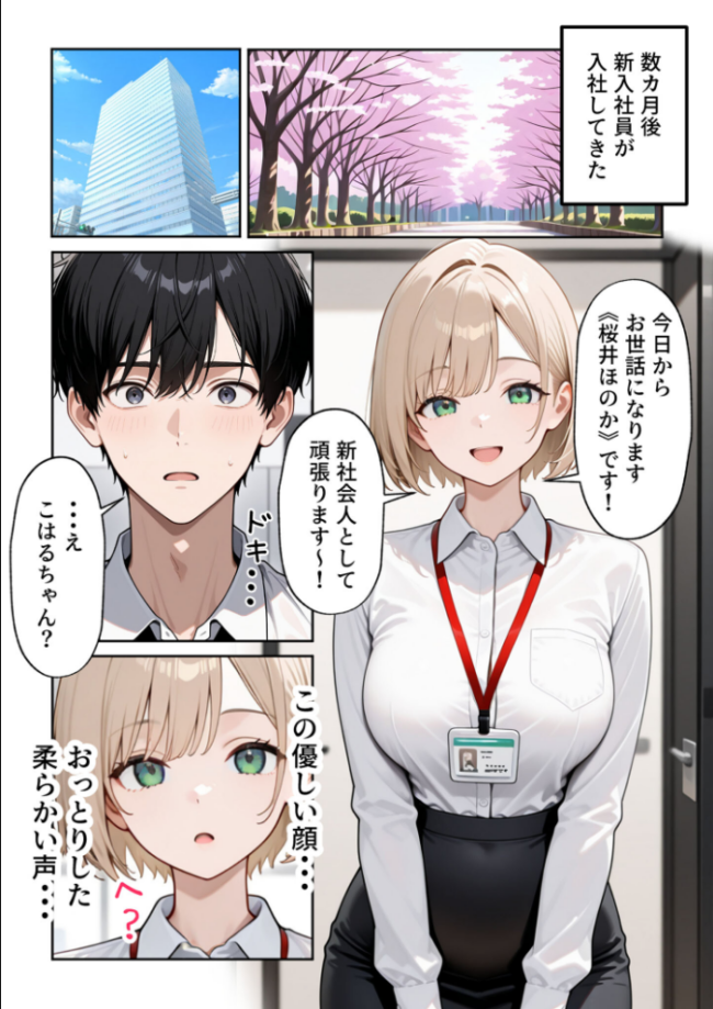 大好きな風俗嬢が新卒OLとして俺の部下になった話【単話】(1) モザイク版 エロ漫画 サンプル画像