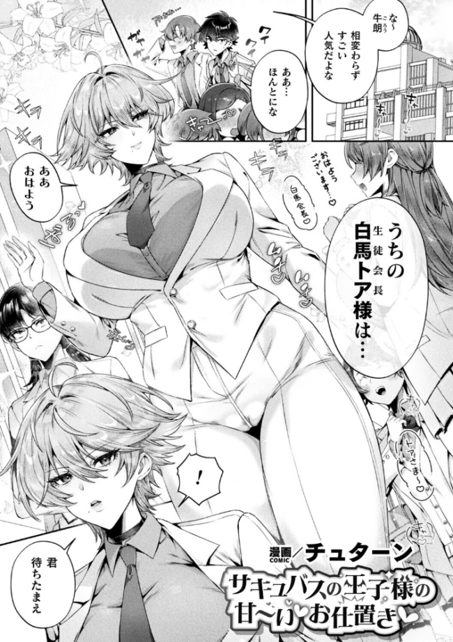 サキュバスの王子様の甘〜いお仕置き【単話】 チュターン サンプル画像