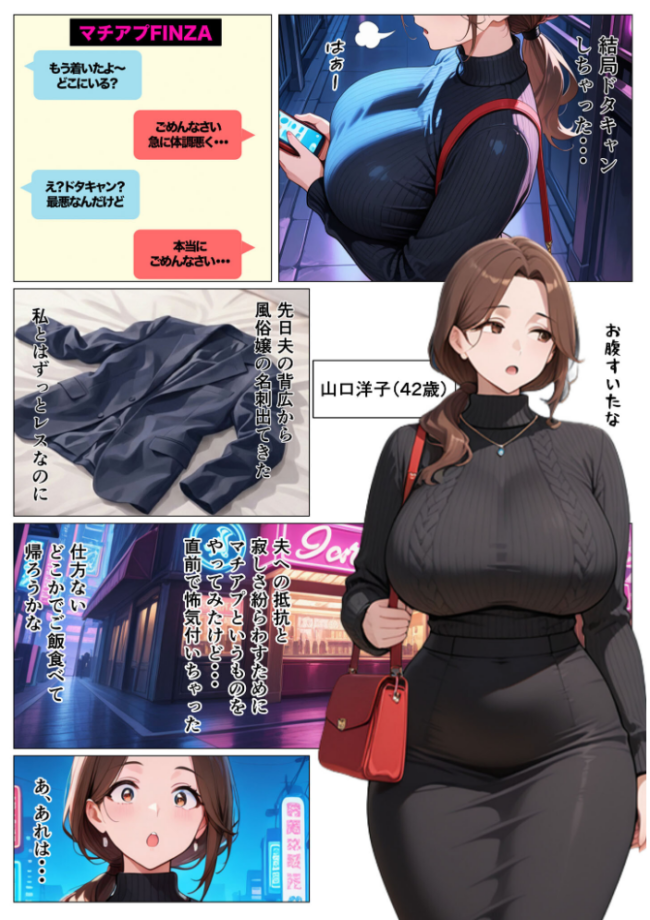 背徳感に負けたGカップむちむち人妻 息子の親友と本能剥き出しセックスした話〜欲求不満母からメスになった夜〜 モザイク版 かのん絵師 あいラビ サンプル画像