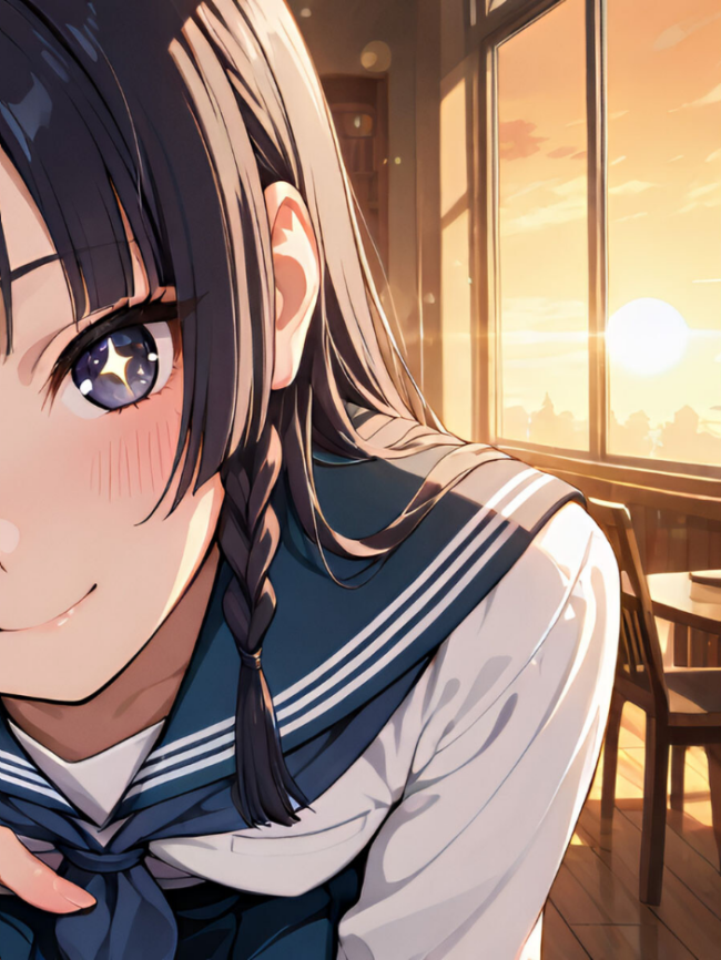 【CG】微乳図書委員の受難 おじさんに汚され、理性が崩壊する瞬間 モザイク版  万工房 あいラビ サンプル画像