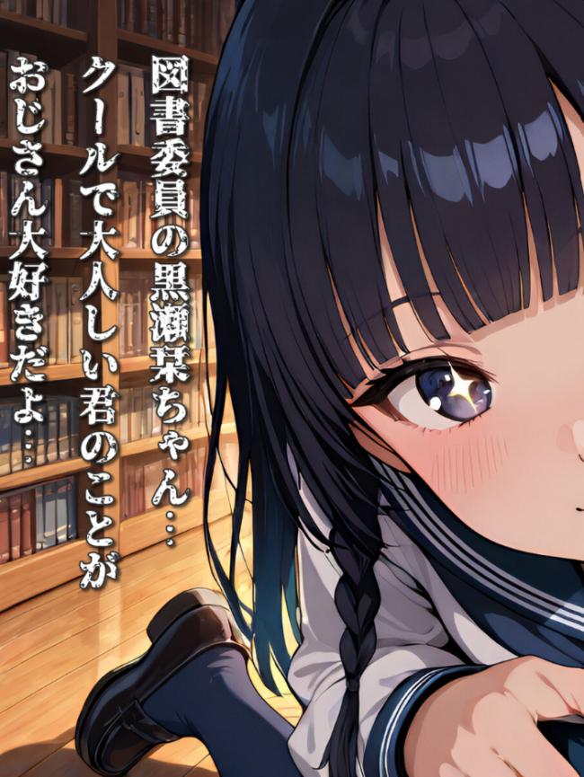 【CG】微乳図書委員の受難 おじさんに汚され、理性が崩壊する瞬間 モザイク版  万工房 あいラビ サンプル画像