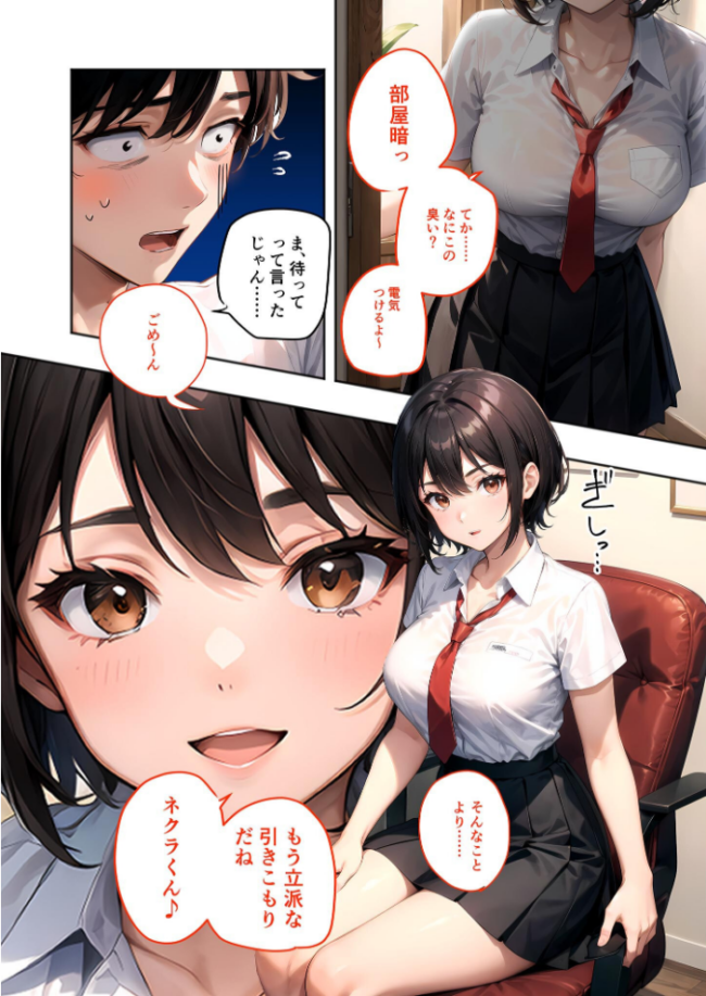 幼なじみの淫らな不登×治療 総集編 モザイク版 蘭斗 サンプル画像