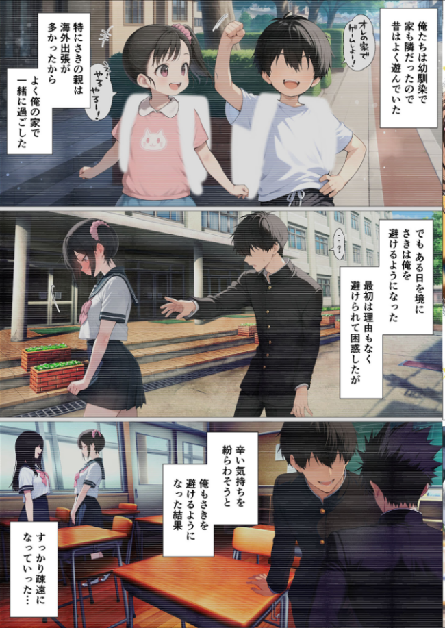 俺に近づくと発情しちゃう病気にかかったギャル幼馴染は誰にも相談できず俺で性欲を発散する【単話】(1) モザイク版 エロ漫画 サンプル画像