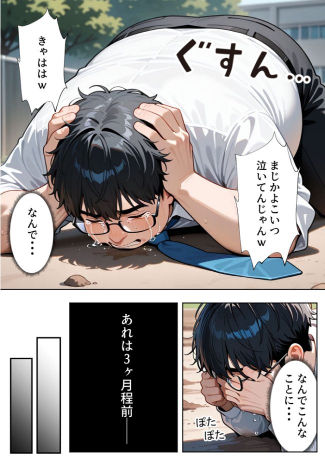 いじめられてた陰キャのボクがカーストトップギャルに中●し報復した話〜南条れいな 裏切り編〜 モザイク版 エロ漫画 サンプル画像