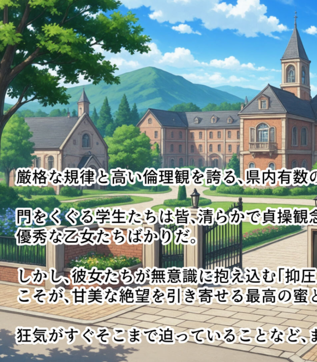 巨乳女学園トランス支配 〜名門女学園・特別被験者観察レポート〜 モザイク版 トロける肉壺 あいラビ サンプル画像