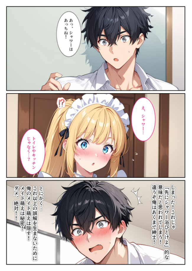 家事代行の爆乳メイドが濃厚なご奉仕エッチをしてくれた話 モザイク版 エロ漫画 サンプル画像