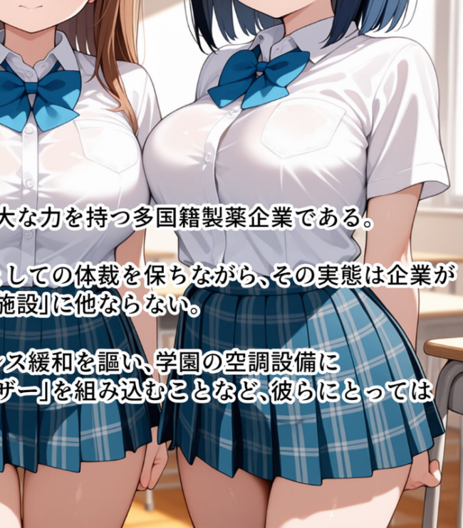 巨乳女学園トランス支配 〜名門女学園・特別被験者観察レポート〜 モザイク版 トロける肉壺 あいラビ サンプル画像