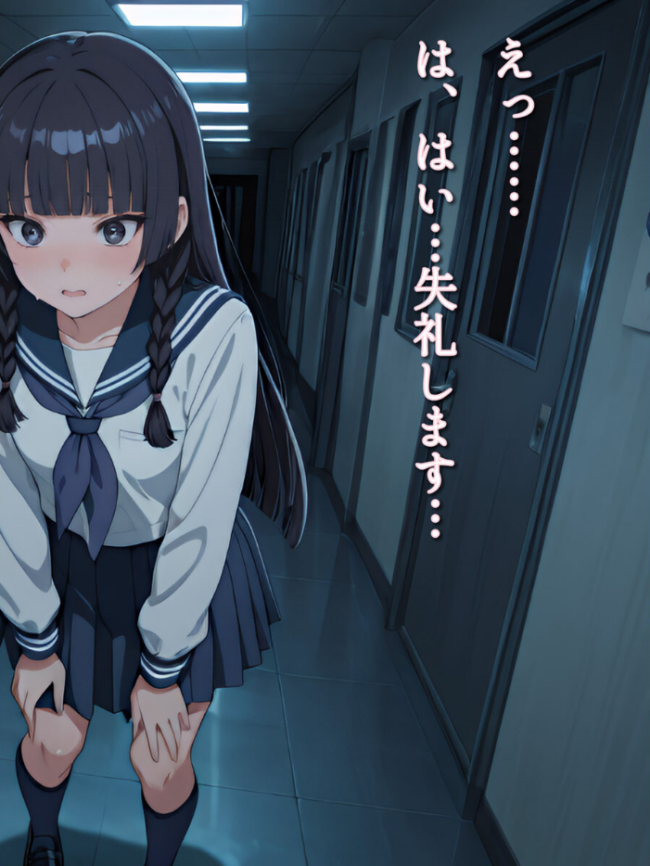 【CG】微乳図書委員の受難 おじさんに汚され、理性が崩壊する瞬間 モザイク版  万工房 あいラビ サンプル画像