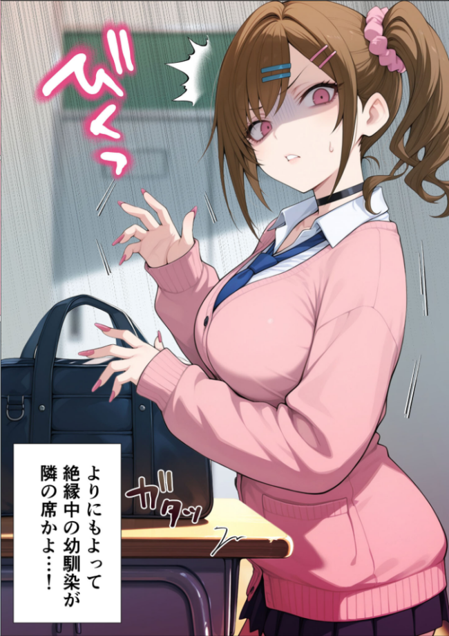 俺に近づくと発情しちゃう病気にかかったギャル幼馴染は誰にも相談できず俺で性欲を発散する【単話】(1) モザイク版 エロ漫画 サンプル画像