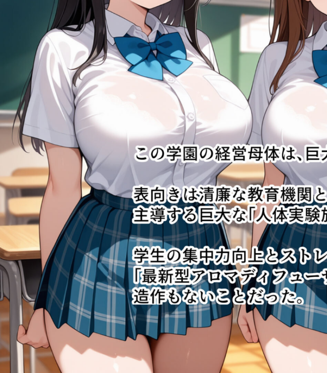 巨乳女学園トランス支配 〜名門女学園・特別被験者観察レポート〜 モザイク版 トロける肉壺 あいラビ サンプル画像