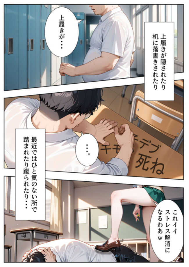 いじめられてた陰キャのボクがカーストトップギャルに中●し報復した話〜南条れいな 裏切り編〜 モザイク版 エロ漫画 サンプル画像