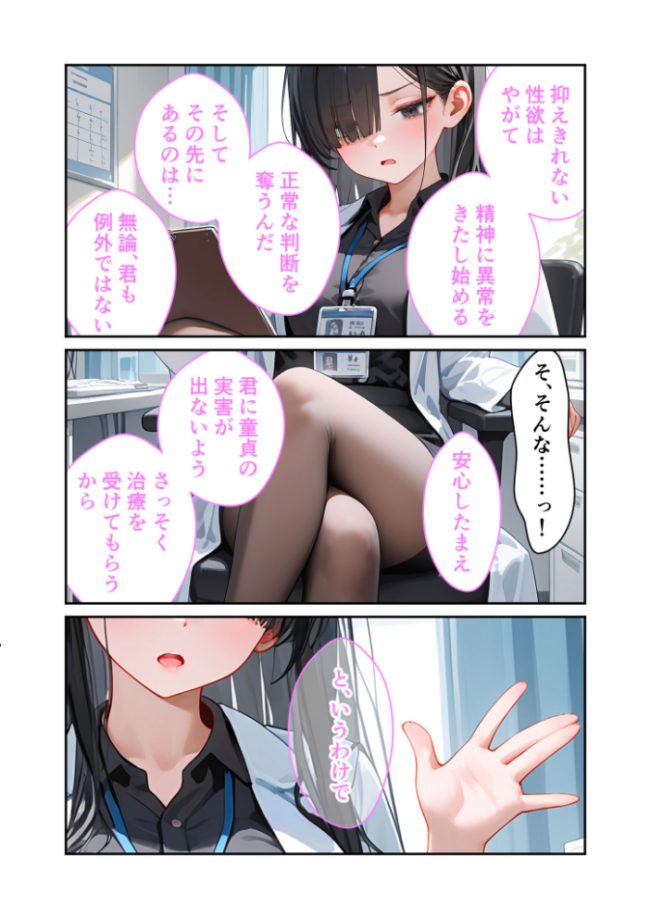 童貞撲滅!セックス・クリニック(8)〜白衣の天使に痴療された僕の童貞〜 モザイク版 エロ漫画 サンプル画像