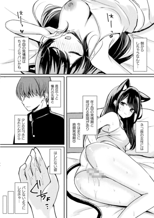 別冊コミックアンリアル けもみみえっち〜発情期をきっかけに結ばれた獣っ娘たち〜 デジタル版Vol.1 こむぎ チロ田ろち 月面着陸 みゃい 枠田ちさき 佐野昭 サンプル画像