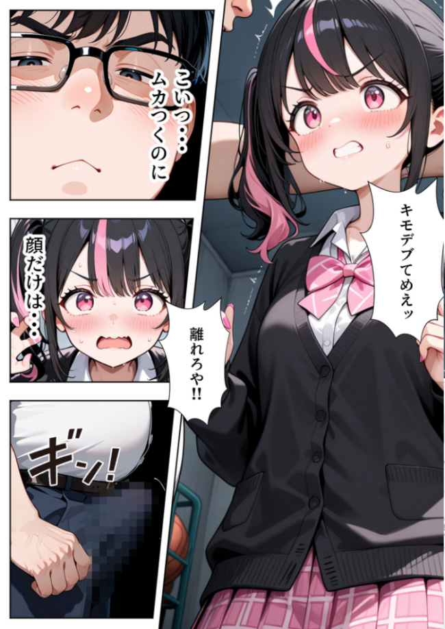 いじめられてた陰キャのボクがカーストトップギャルに中●し報復した話〜南条れいな 裏切り編〜 モザイク版 エロ漫画 サンプル画像
